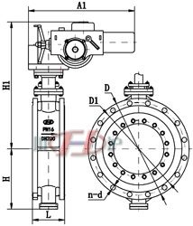 防爆電動蝶閥結(jié)構(gòu)圖