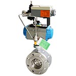 氣動法蘭調(diào)節(jié)蝶閥