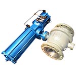 大口徑氣動(dòng)固定式球閥