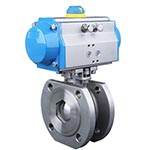 氣動(dòng)對(duì)夾球閥