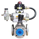 氣動(dòng)四通球閥