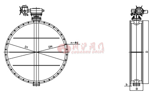 電動調(diào)節(jié)風(fēng)閥結(jié)構(gòu)圖