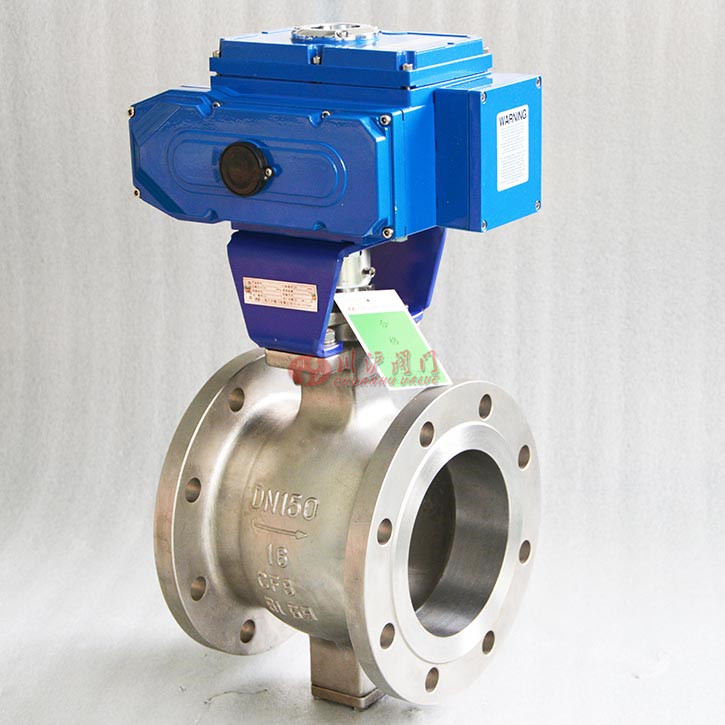 電動V型調節(jié)球閥圖片