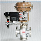 氣動(dòng)雙座調(diào)節(jié)閥(不銹鋼法蘭連接)